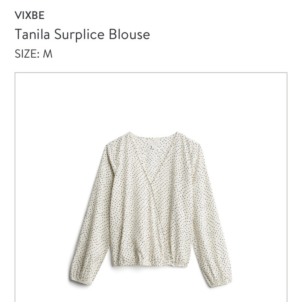Vixbe - Tanila Surplice Blouse-Medium NWT